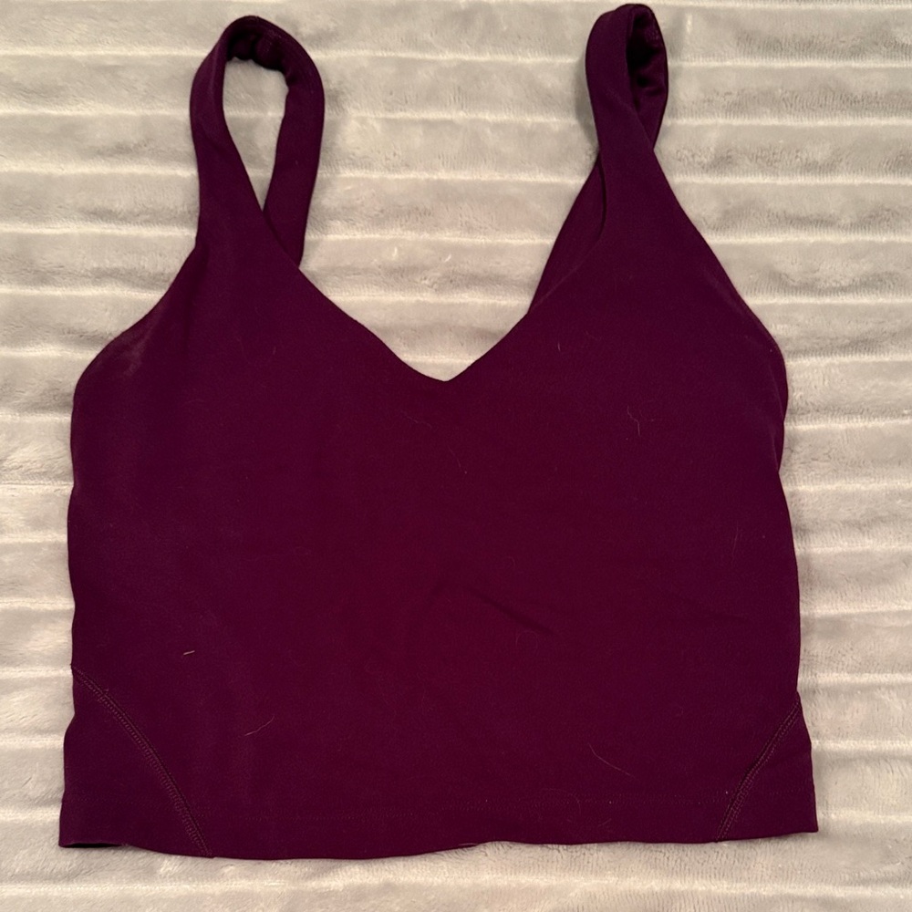 Purple lulu align tank